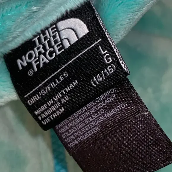 THE NORTH FACE $120 Reversible Perseus Jacket Girls 14-16 Blue / Green EUC - Picture 11 of 15